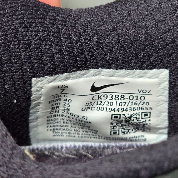 Size 7 - Nike Metcon 6 Men's CK9388-010 Black Running Shoes Sneakers - Picture 3 of 10